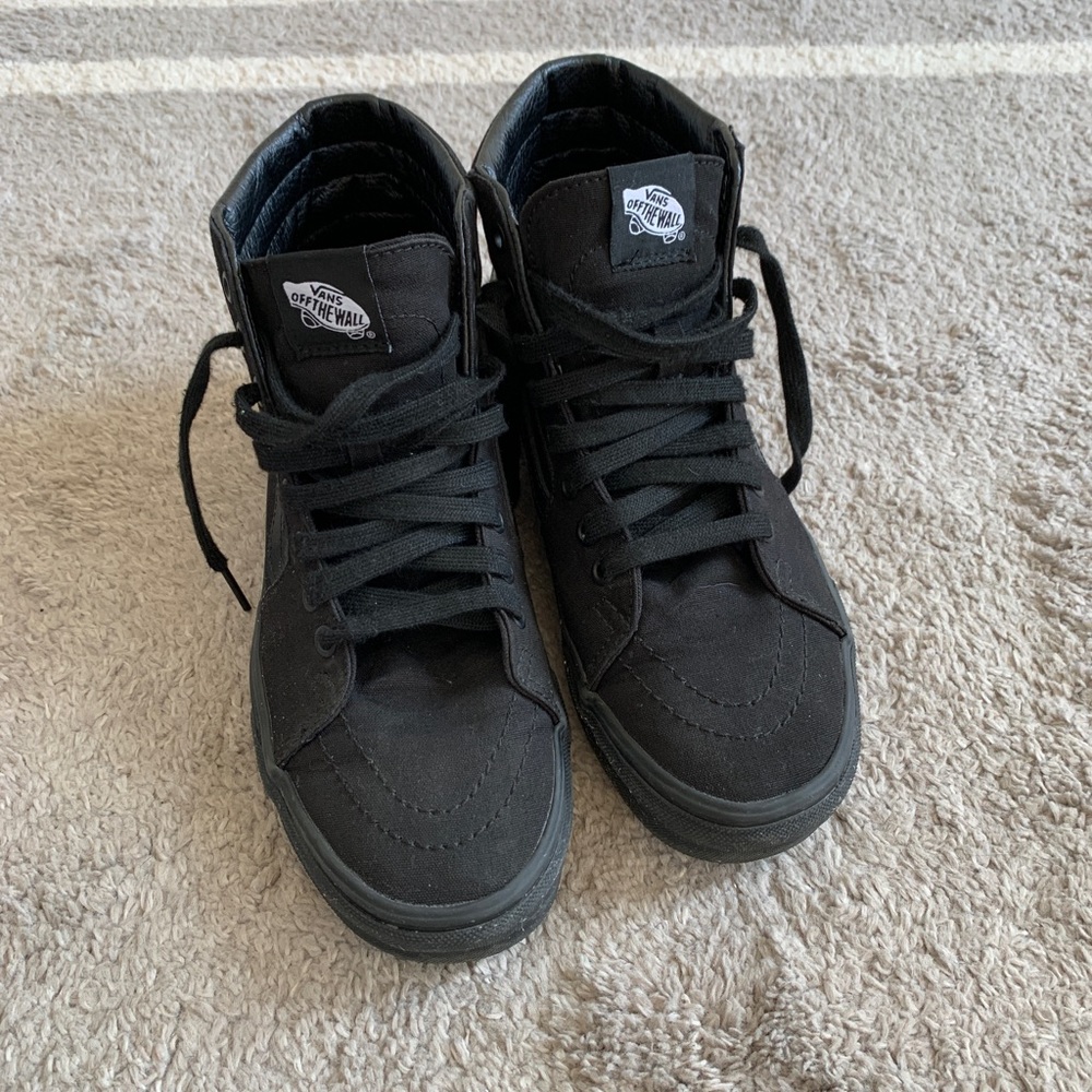 Black High Top Classic Vans